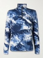 Fusalp - Timothy Printed Half-Zip Ski Base Layer - Blue