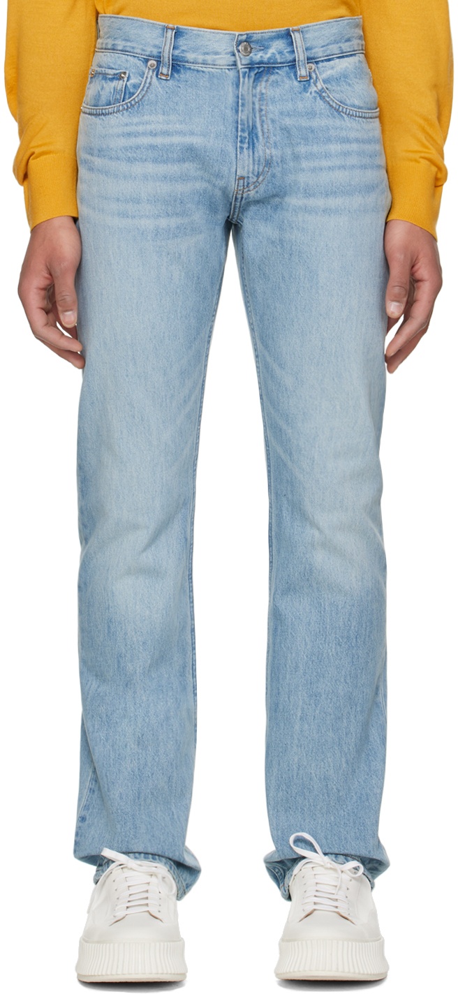 Photo: Helmut Lang Blue Low-Rise Jeans
