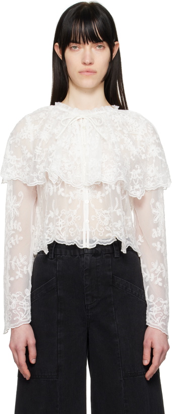 Photo: SEA NY White Marja Blouse