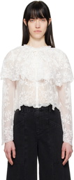 SEA NY White Marja Blouse