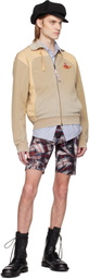 Vivienne Westwood Gray & Beige Alien Track Jacket