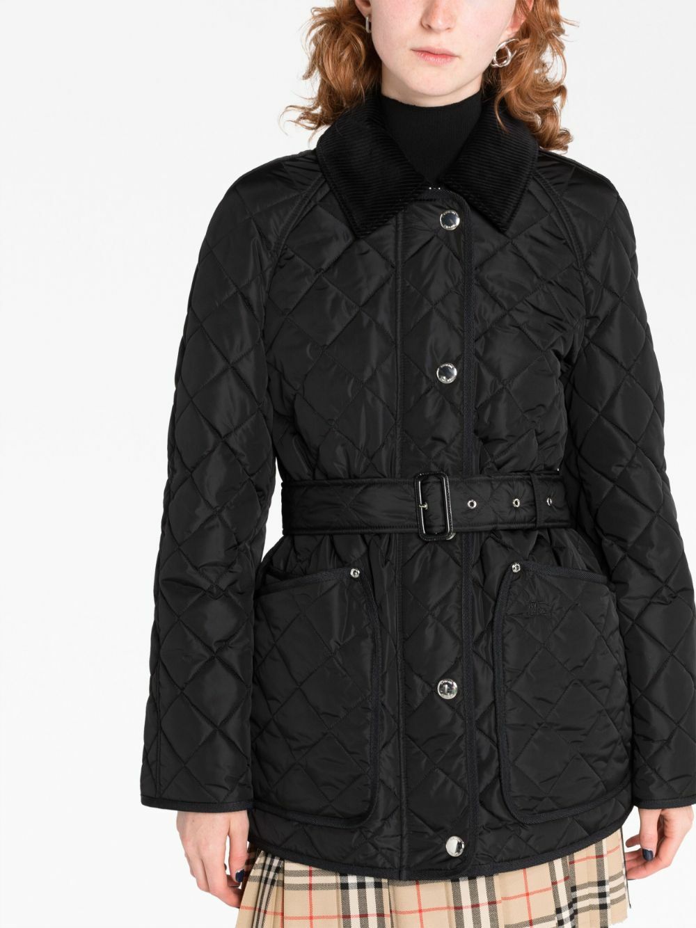 BURBERRY - Nylon Quilted Jacket Burberry