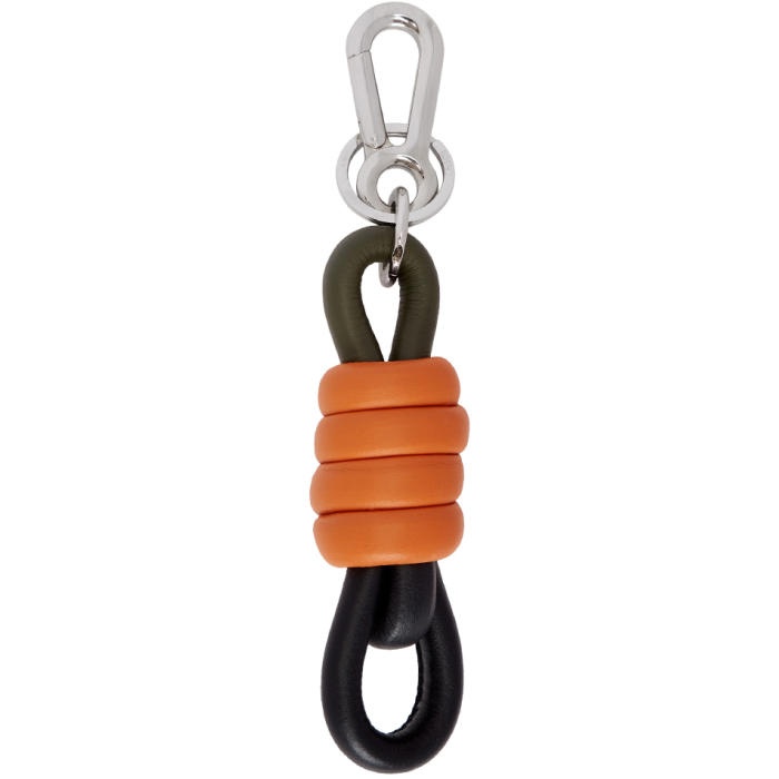 Photo: Loewe Black Tricolor Knot Keychain 
