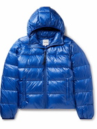 Aspesi - Quilted Nylon Hooded Down Jacket - Blue