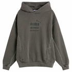 Puma x REPRESENT Graphic Hoodie in Flat Dark Gray