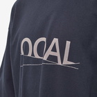 Nanamica Men's OOAL Oversized T-Shirt in Navy