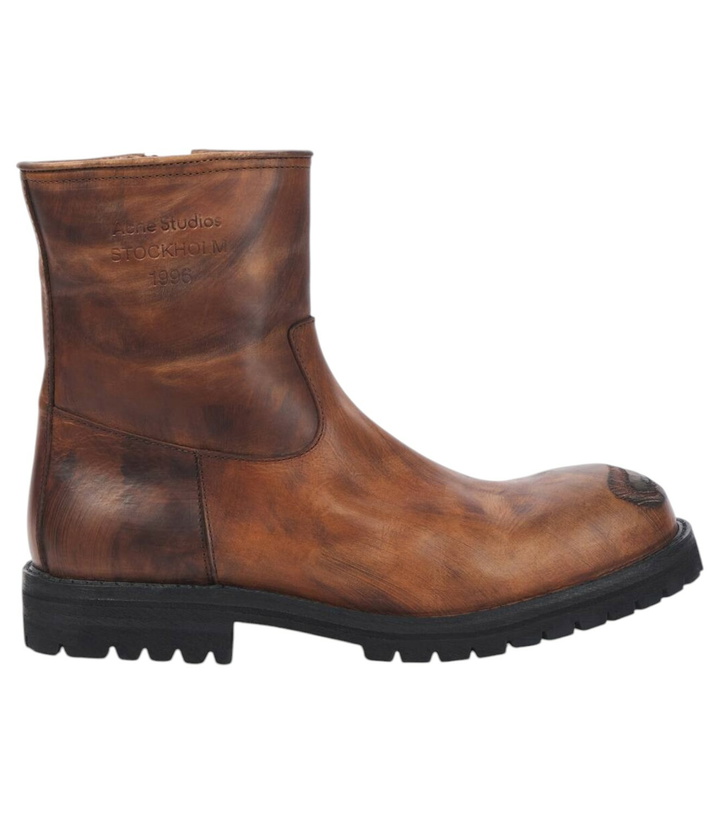 Photo: Acne Studios Leather biker boots