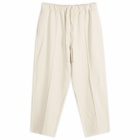 Merely Made Men's Pintuck Wide Trousers in Neutral