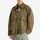 Poliquant Men's Deformed Pockets Fatigue Tracker Jacket in Olive
