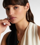 David Yurman Starburst 18kt gold drop earrings with diamonds