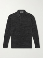 Inis Meáin - Honda 50 Linen Polo Shirt - Gray