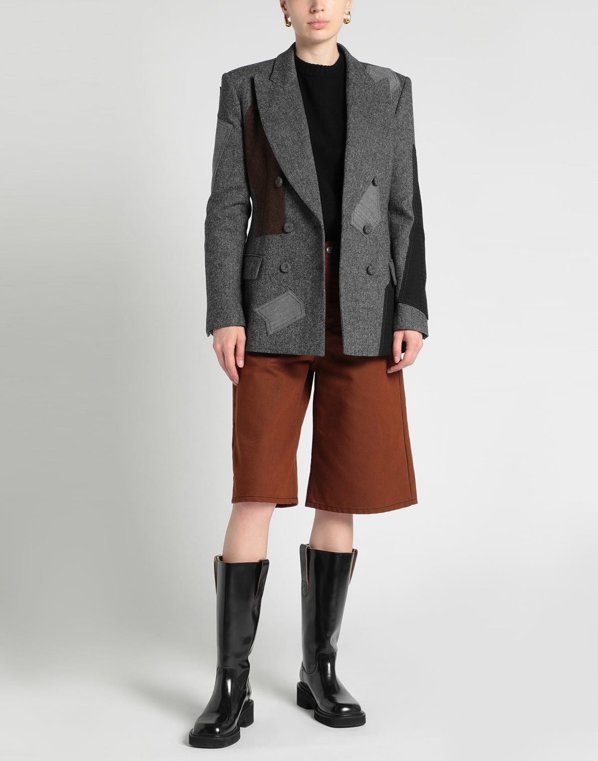 Moschino Womens Blazer Charcoal