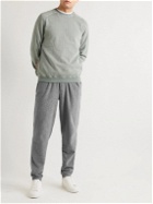 Hamilton And Hare - Tapered Cotton-Terry Sweatpants - Gray