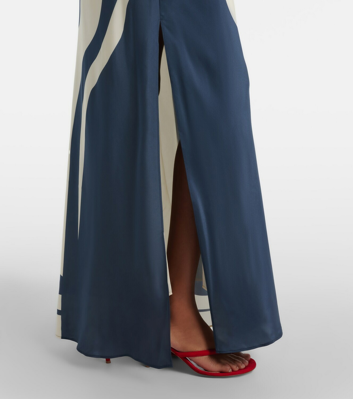 SIR Lilou strapless silk maxi dress