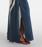 SIR Lilou strapless silk maxi dress