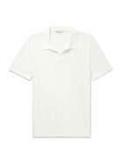 Onia - Johnny Crocheted Cotton-Blend Polo Shirt - White