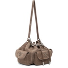 Off-White Brown Dumbo.B Bucket Bag