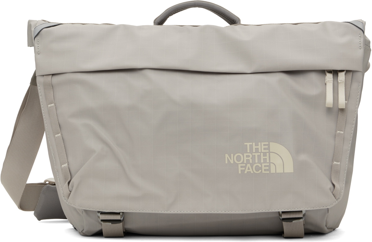 The North Face Gray Base Camp Voyager Messenger Bag The North Face The North Face Gray Base Camp Voyager Messenger Bag The North Face