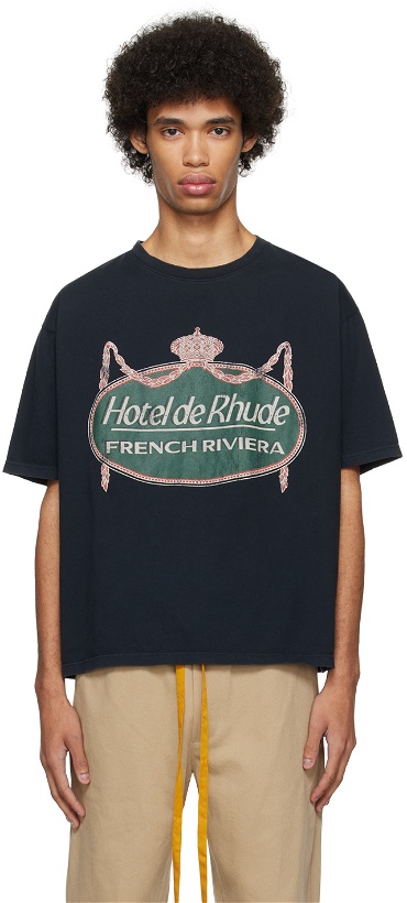 Photo: Rhude Black Riviera T-Shirt