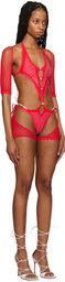 Poster Girl Red Skipper Bodysuit