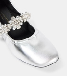 Stella McCartney Elsa metallic faux leather ballet flats