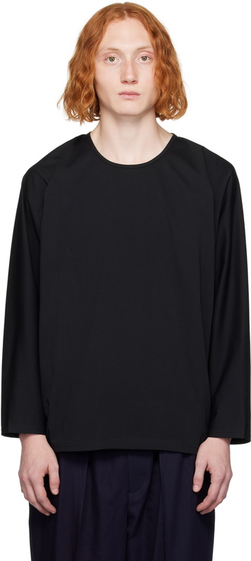 Photo: RAINMAKER KYOTO Black Dolman Long Sleeve T-Shirt