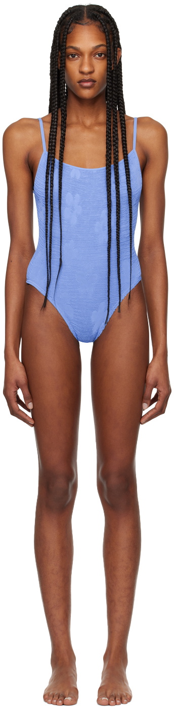 Bond-Eye Blue Low Palace Swimsuit