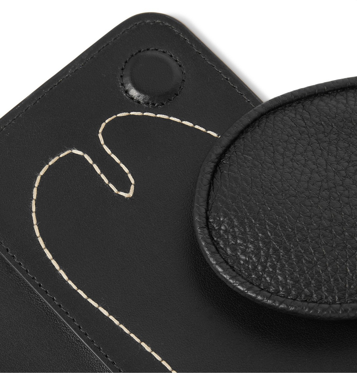 マルタンマルジェラ　レザーアイマスク MAISON MARGIELA | EYE MASK & CASE SET アイマスク (Maison