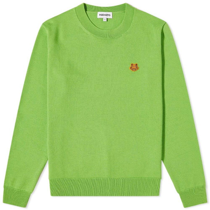 Photo: Kenzo Men's Tiger Crest Crew Sweat in Grass Green