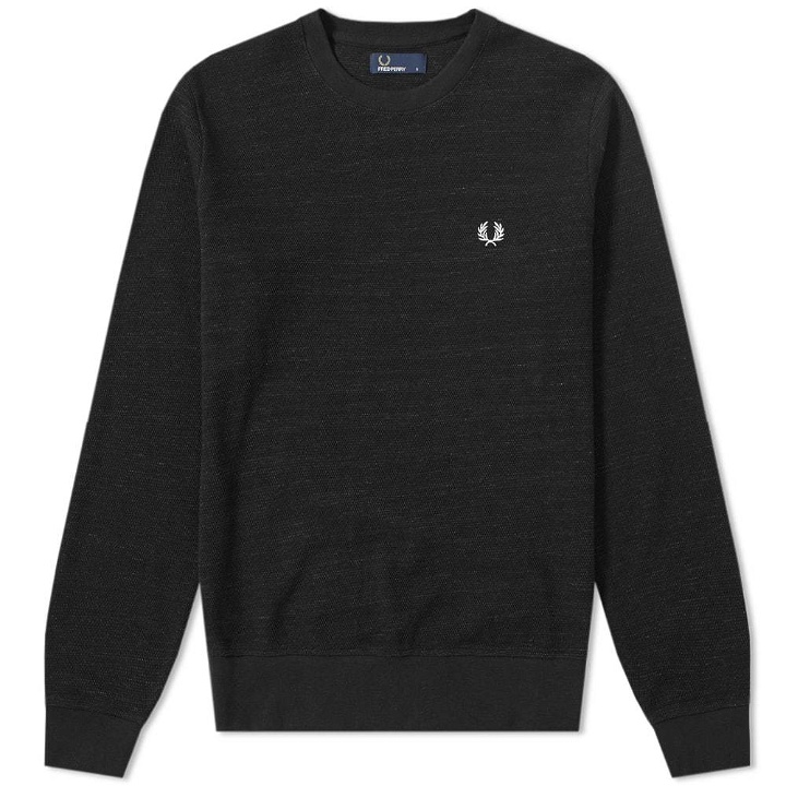 Photo: Fred Perry Pique Texture Sweat