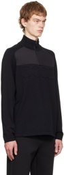 BOSS Black Half-Zip Sweater