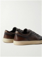 Officine Creative - Kris Lux Aero Leather Sneakers - Brown