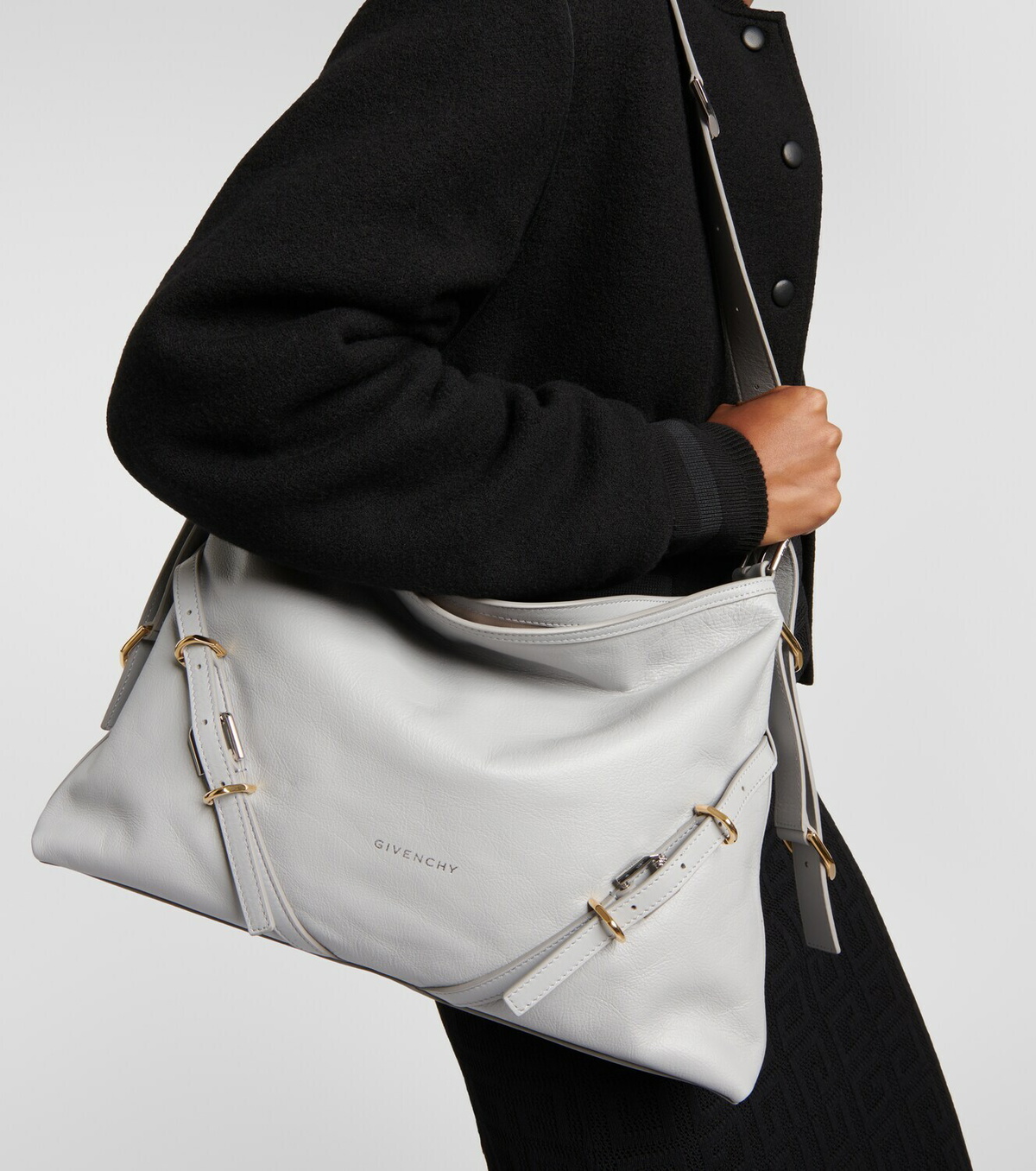 【関税&送料込】Givenchy Lilac Leather Ptit Voyou Shoulder B givenchy-red-Borsa-a-spalla-