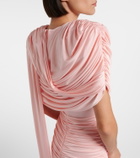The New Arrivals Ilkyaz Ozel Khara draped gathered minidress