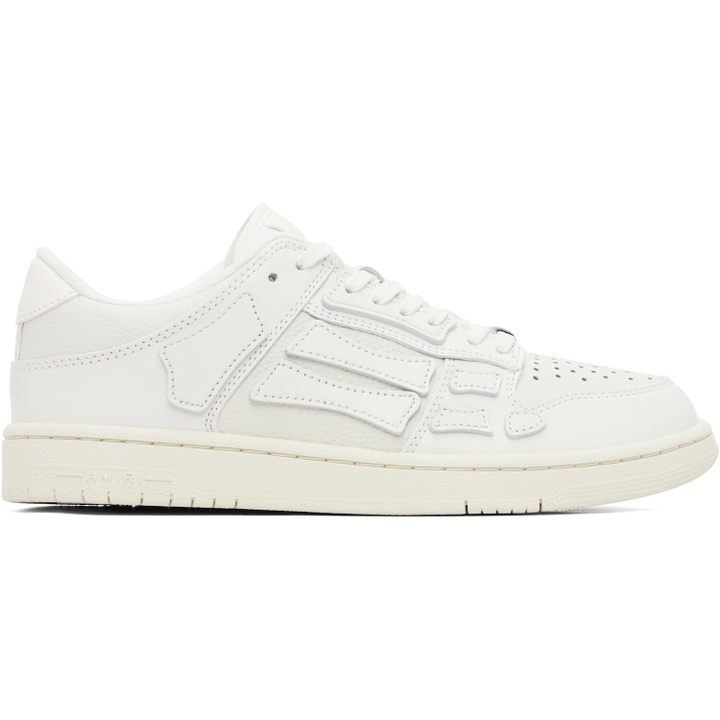 Photo: AMIRI Off-White Skel-Top Low Sneakers