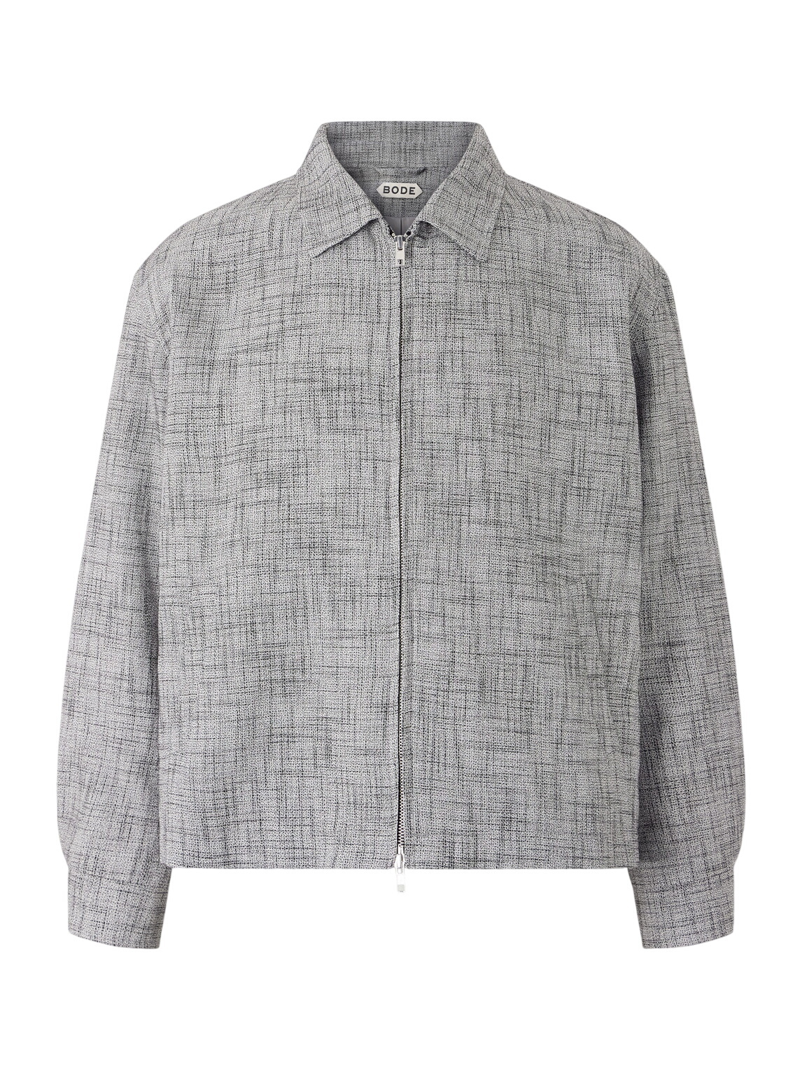 Bode Black Rickrack Suede Jacket Bode
