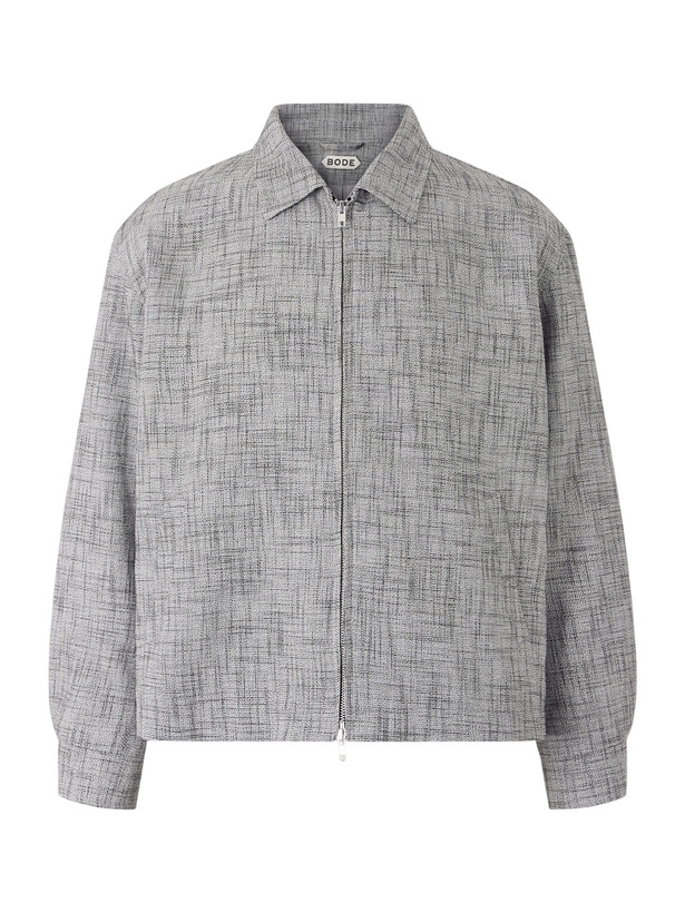 Photo: BODE - Static Ohio Linen-Blend Jacket - Gray