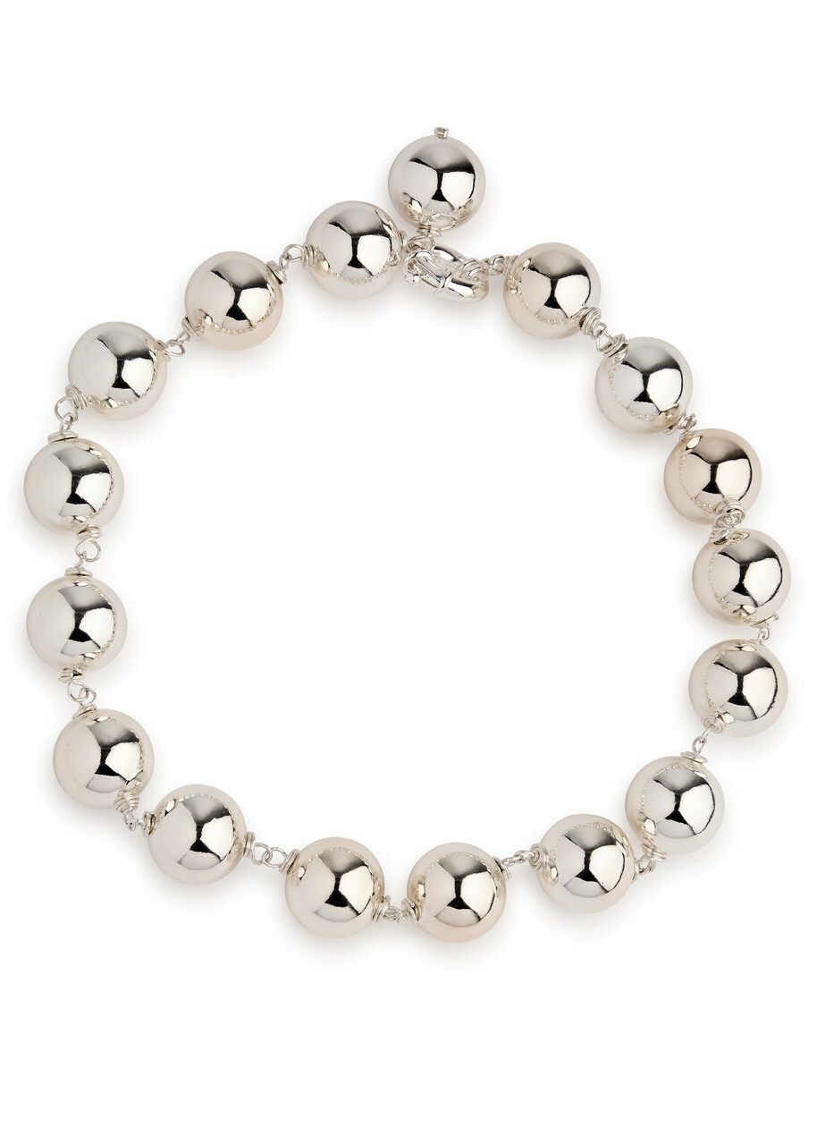 Pearl Octopuss.y Sterling Silver Sphere Necklace - One Size