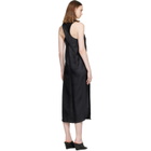 Loulou de Saison Black Paloma Silk Maxi Dress