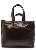 Kassl Editions Leather Tote - Dark Brown - One Size