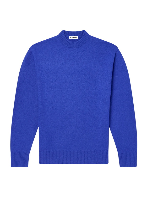 Photo: Jil Sander - Boiled Wool Sweater - Blue