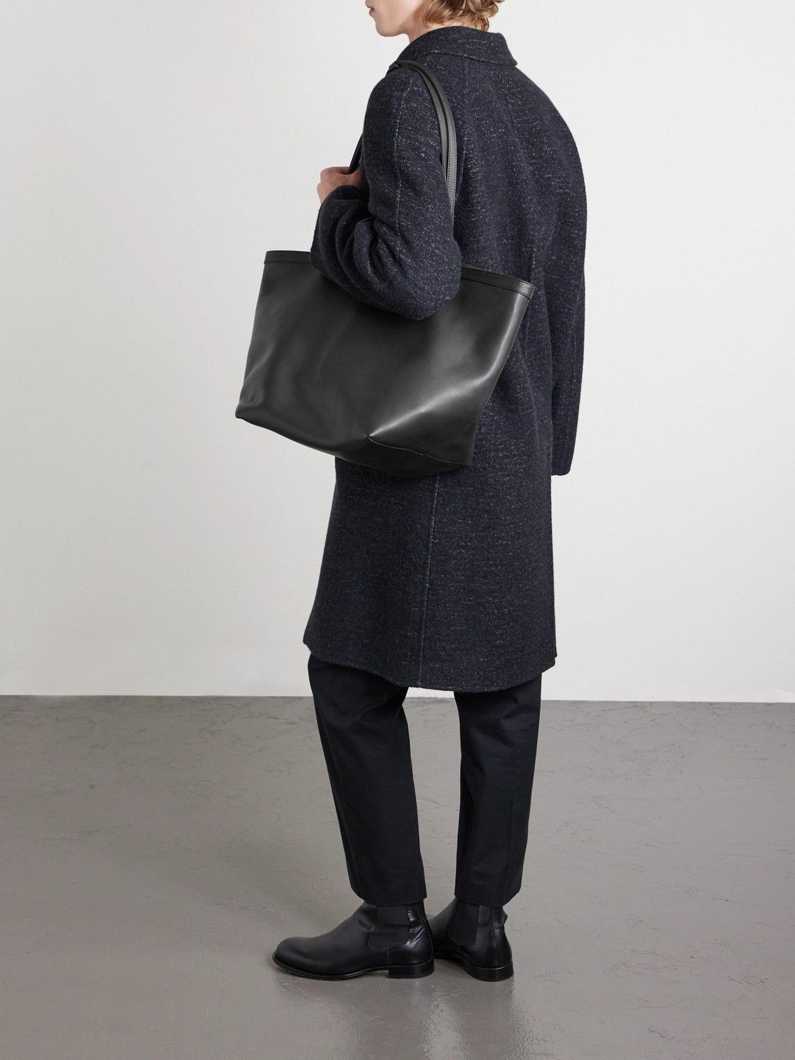 The Row - Park XL Textured-Leather Tote Bag