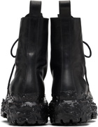 A DICIANNOVEVENTITRE Black Octa Combat Boots