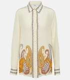 Etro Paisley silk blouse