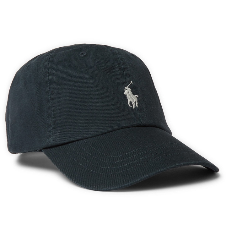 Photo: Polo Ralph Lauren - Logo-Embroidered Cotton-Twill Baseball Cap - Gray