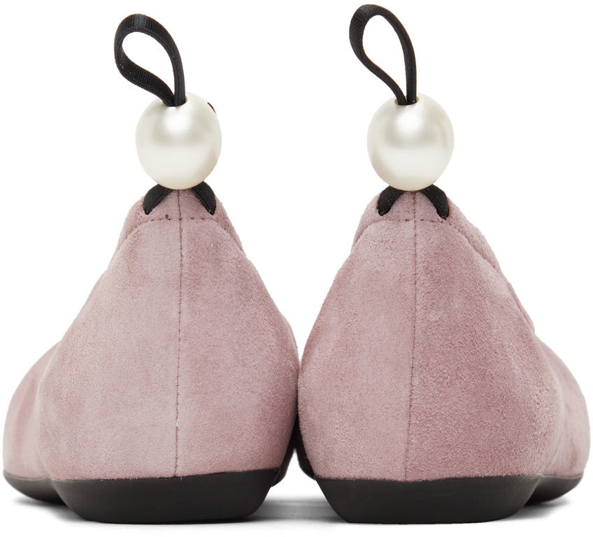 Nicholas Kirkwood Pink Casati D'Orsay Ballerina Flats