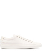 COMMON PROJECTS - Achilles Leather And Canvas Sneakers