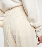 Lemaire - Pleated cotton shorts