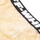 Off-White Women's Logo Band Lace Briefs in Pink