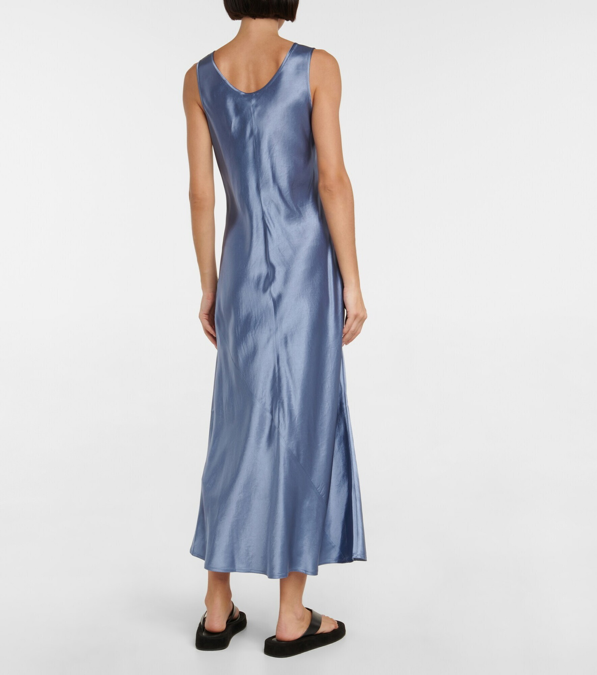 Max Mara Leisure Ares Satin Midi Dress Max Mara